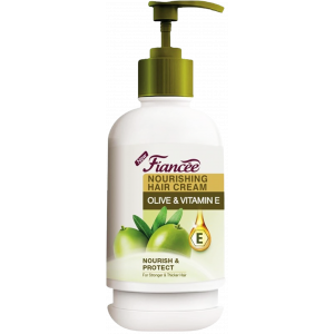 FIANCEE NOURISHING HAIR CREAM WITH OLIVE & VITAMIN E FOR STRONGER & THICKER HAIR 240 ML